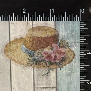 🌀10/$10🌀 Translucent Retro Mushroom Fairy Tale Reusable Waterproof Sticker Dec